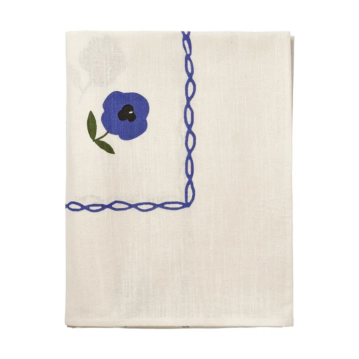 Madelen Möllard Pansy Tischdecke - Blau 250x150 cm - Pick a Poppy