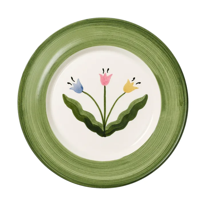 Madelen Möllard Tulip Salatteller - Grün, 22 cm - Pick a Poppy