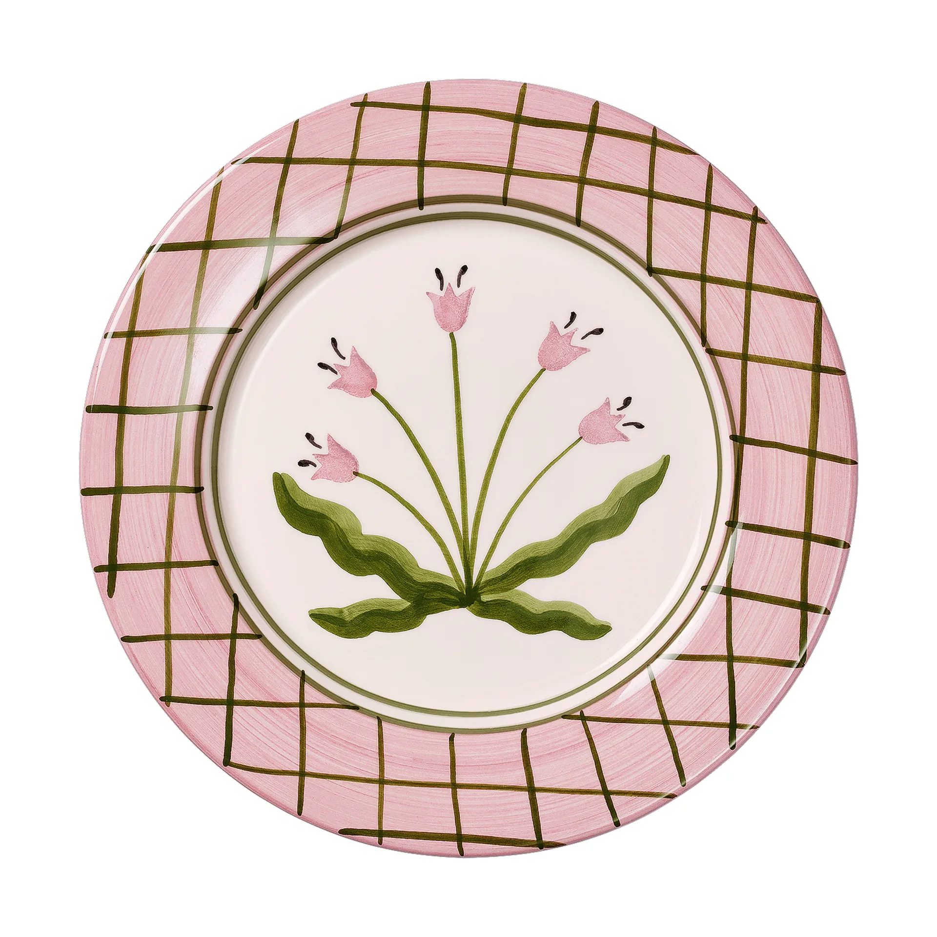 Madelen Möllard Tulip Teller, Pink, 28 cm Pick a Poppy