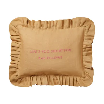 Quote Kissen - Harvestgelb, 30x40 cm - Pick a Poppy