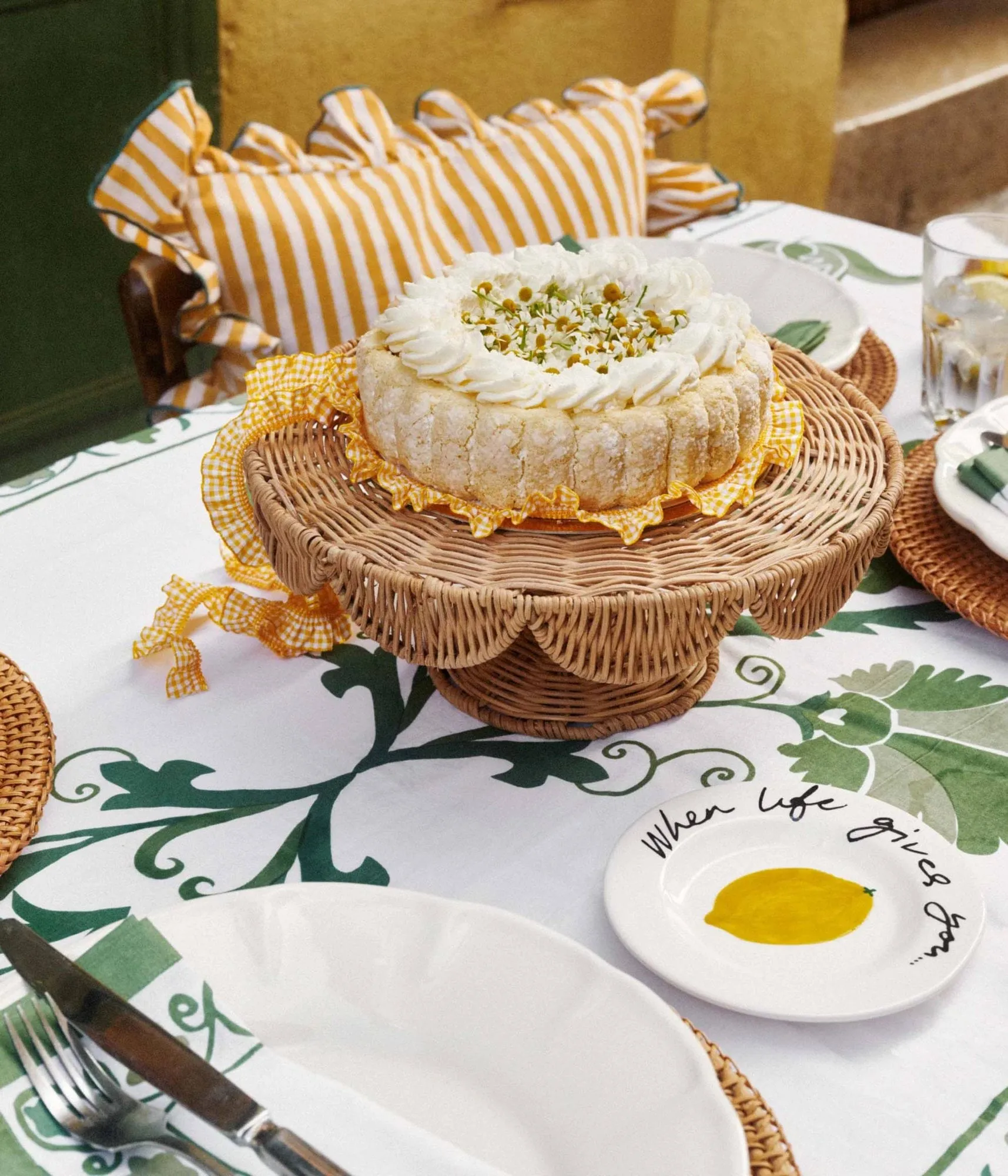 Scallop Cake Servierplatte, Natur, 30x12 cm Pick a Poppy