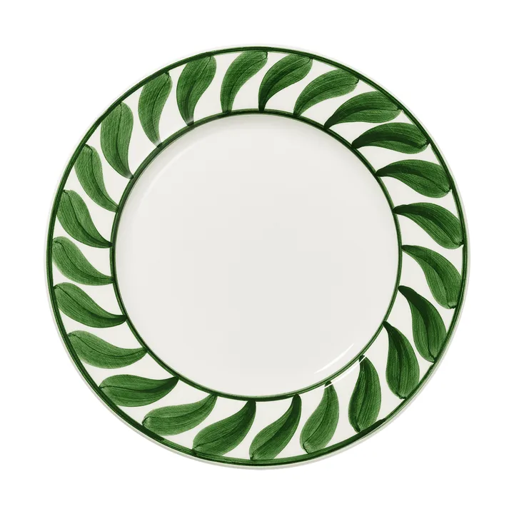 Swirl Teller - Green, 28 cm - Pick a Poppy