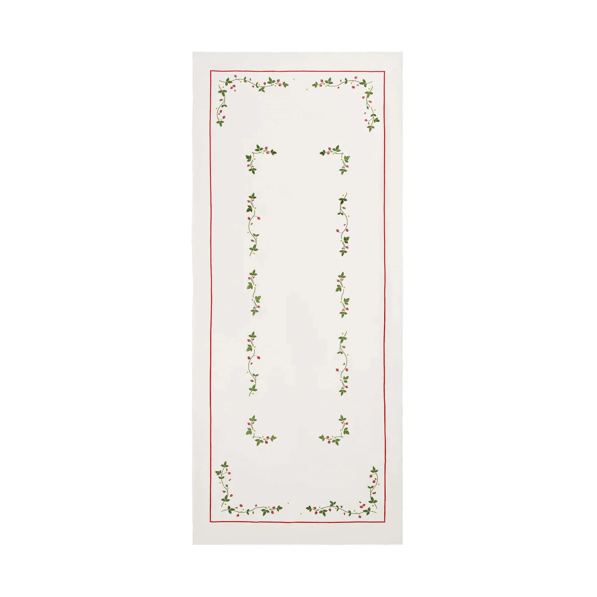 Wild Strawberry Tischdecke, Rot, 250x150 cm Pick a Poppy