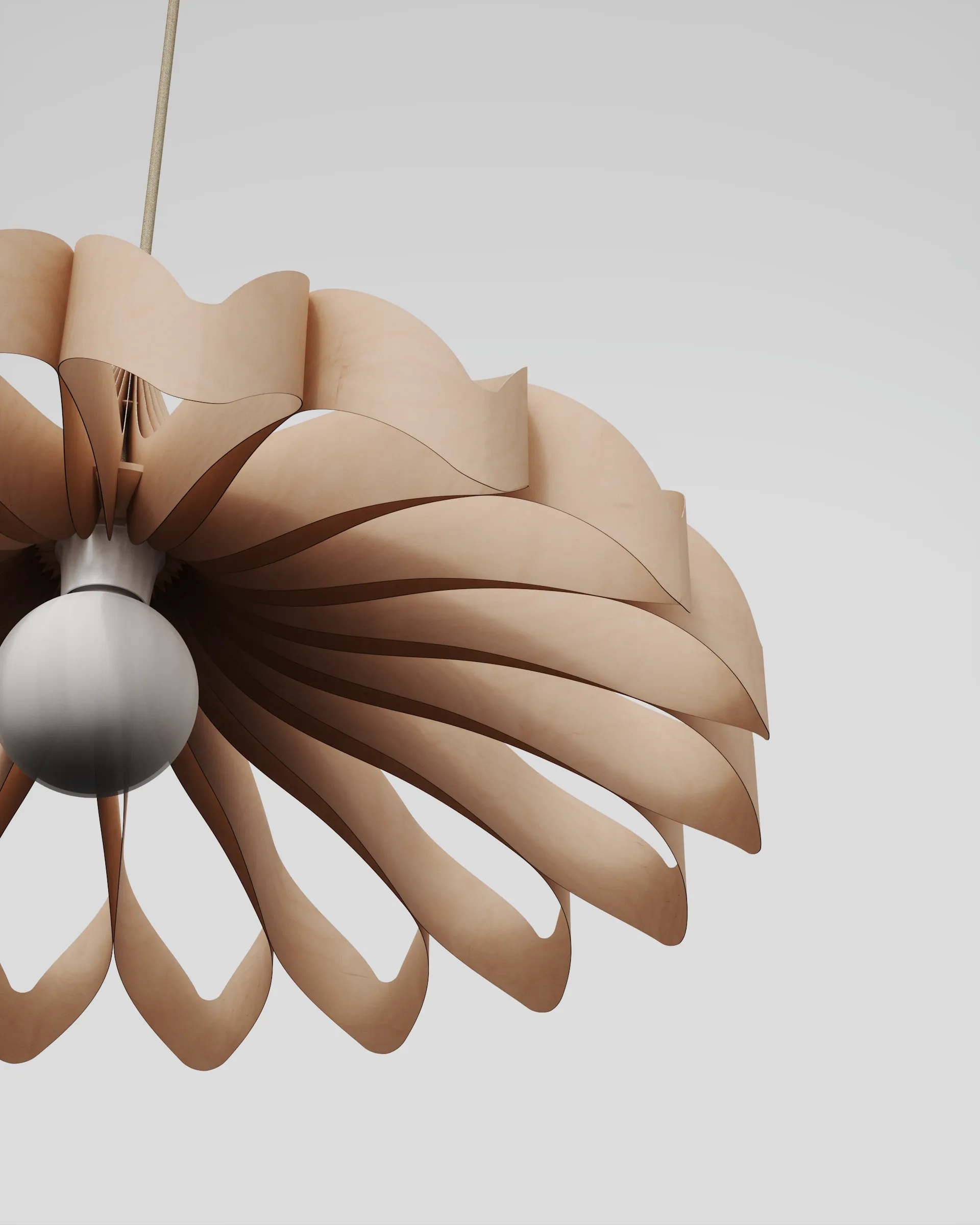 Daisy Pendelleuchte, Birke large Pilke