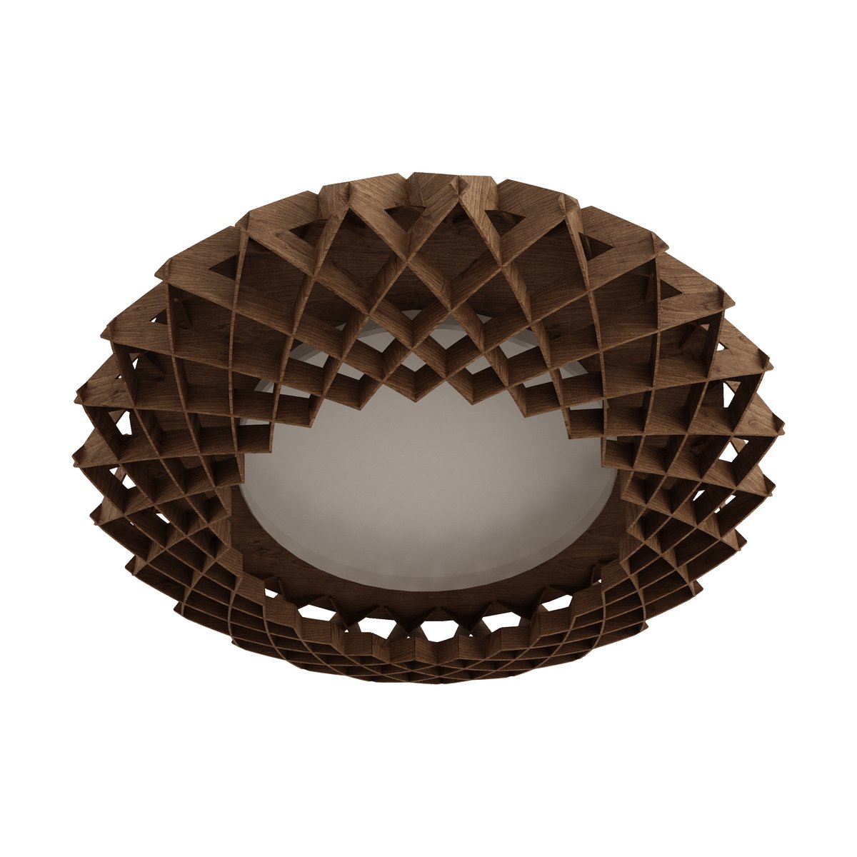 Pilke Pilke Signature Deckenleuchte Ø45 cm Braun