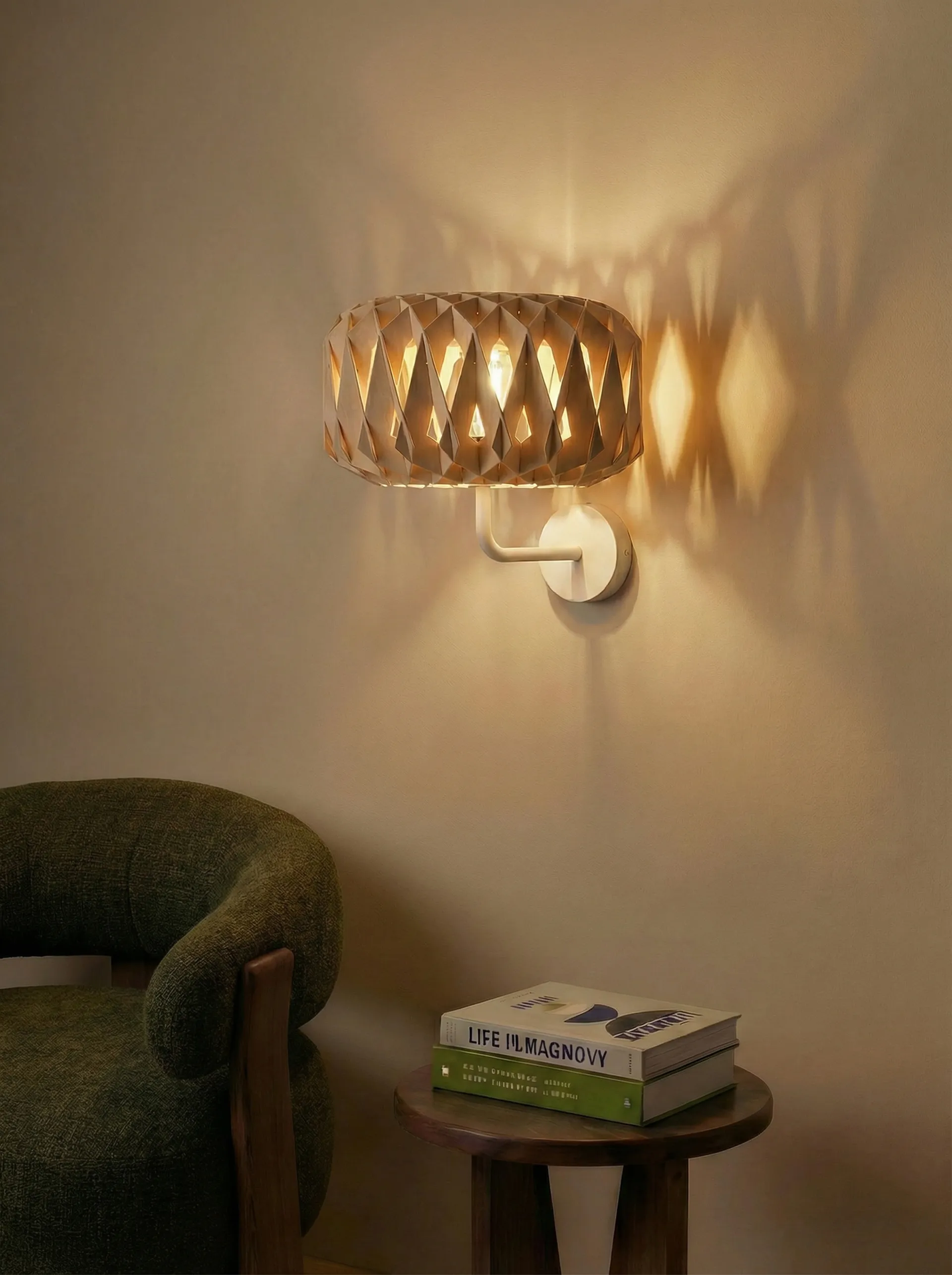 Signature 25 Wandleuchte, Birke, Ø28x15,5 cm Pilke