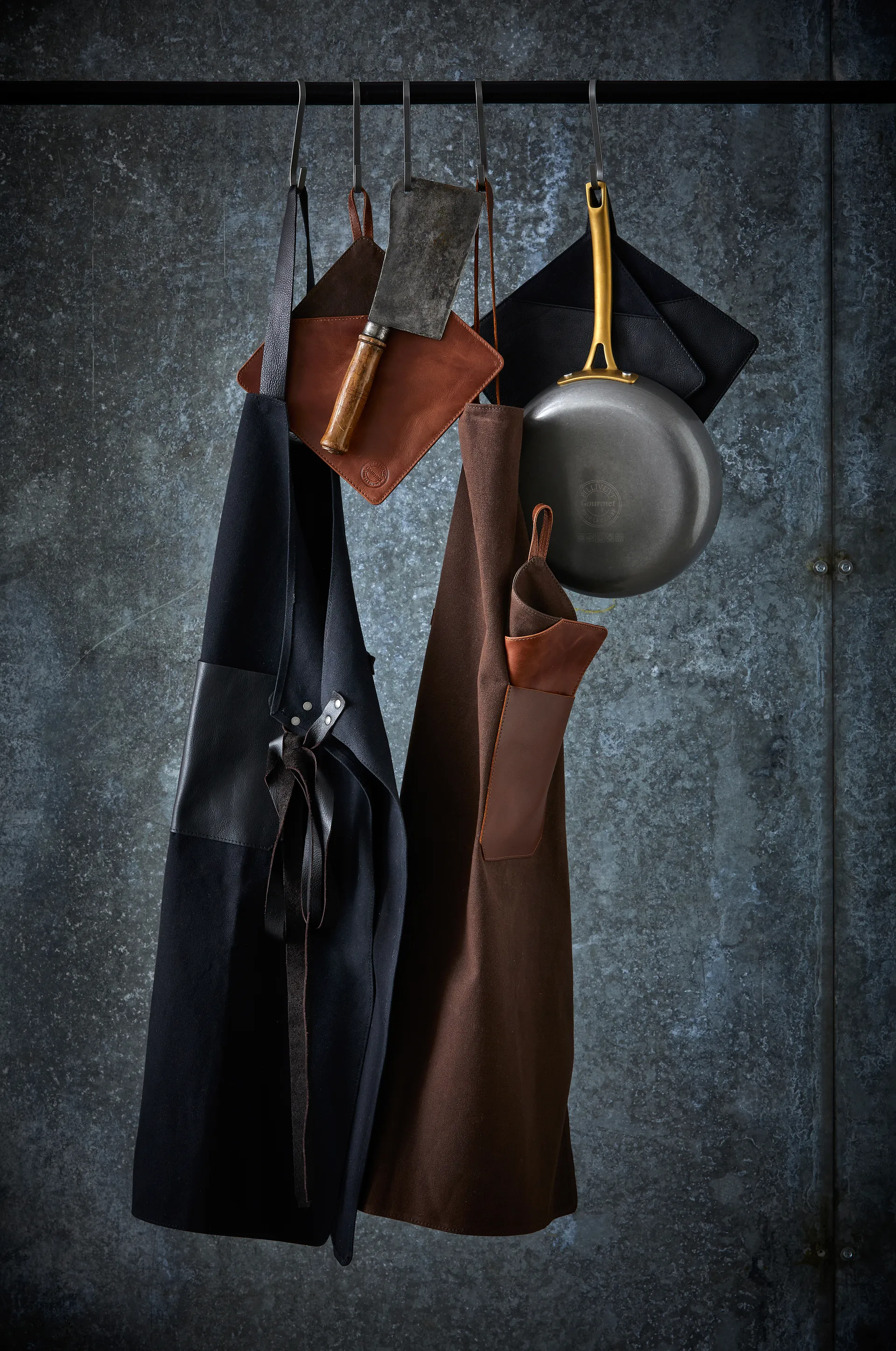 Pillivuyt Gourmet Schürze 70 x 88cm, Braun Pillivuyt