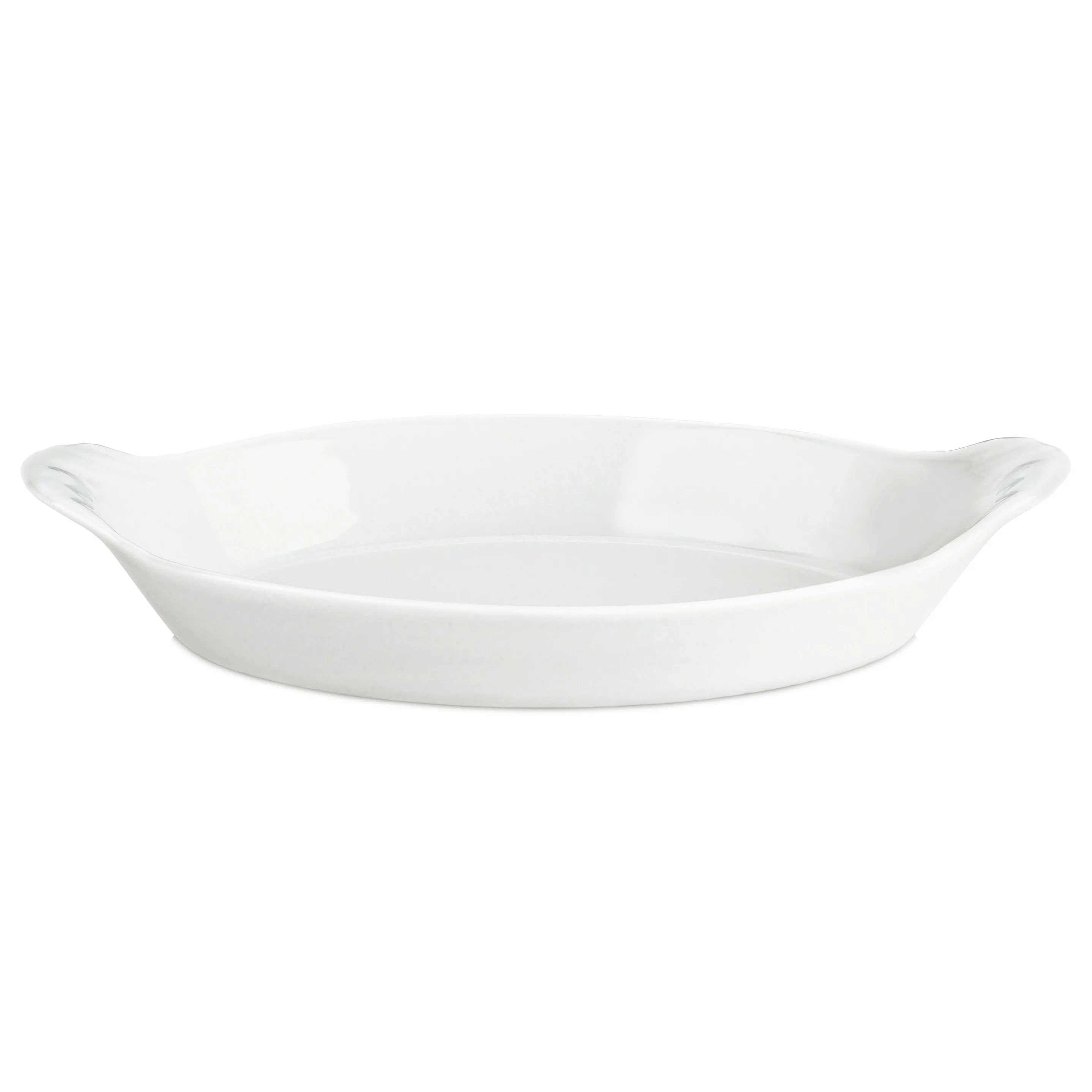 Pillivuyt Eden Salat-/Snack-Teller Oval Aus Porzellan – 22,9x20,3 Cm, Mikrowellen- & Ofenfest, Made In France