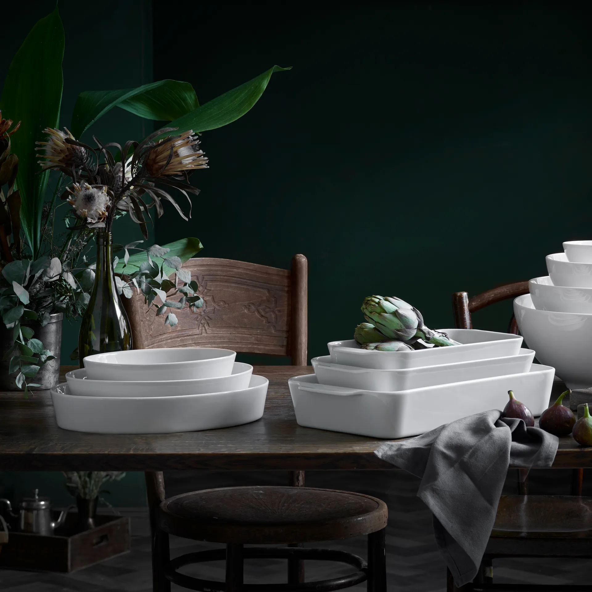 Pillivuyt Teller ovalt, Mittel Pillivuyt