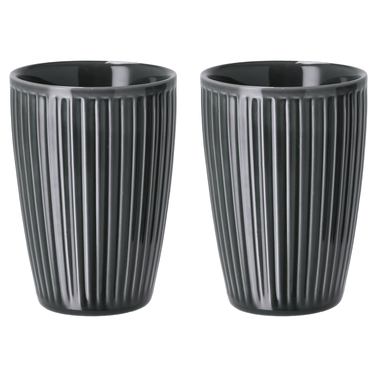 Pillivuyt Plissé Thermobecher 25 cl 2er-Pack Midnight Blue
