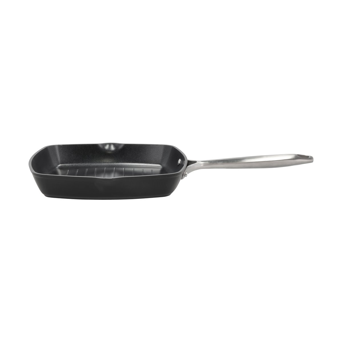 Pillivuyt Travo Grillpfanne keramik non-stick 24x24 cm Schwarz-Aluminium