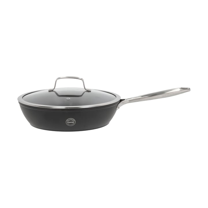 Travo Sauteuse keramik non-stick 28 cm - Schwarz-Aluminium - Pillivuyt