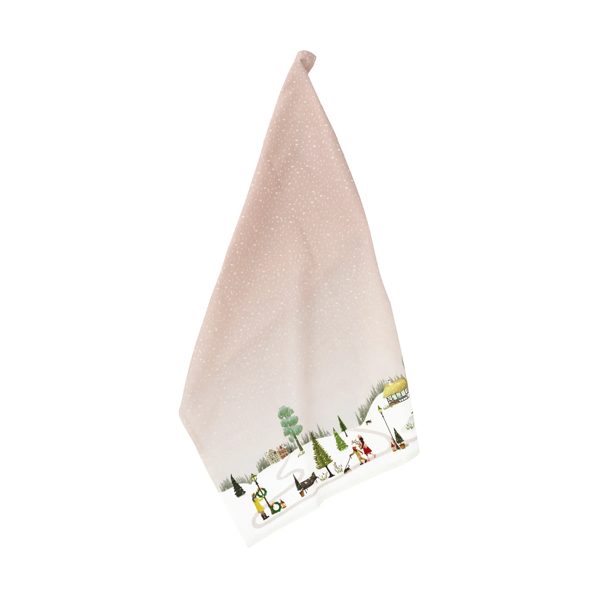 Winter Geschirrtuch 50x70 cm, Woodrose Pillivuyt