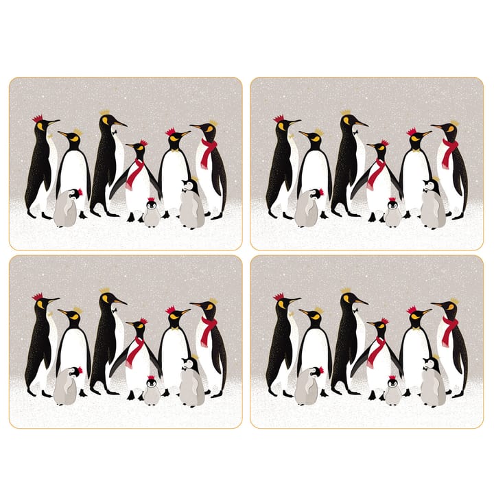 Christmas Penguin Platzdecke  4er Pack - 30 x 23cm - Pimpernel