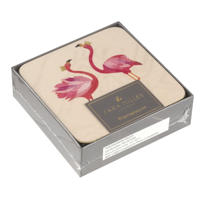Flamingo Glasuntersetzer 6er Pack - Rosa - Pimpernel