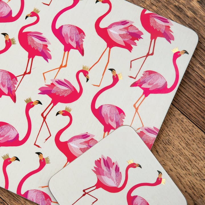 Flamingo Platzdecke 4er Pack - 30 x 23cm - Pimpernel