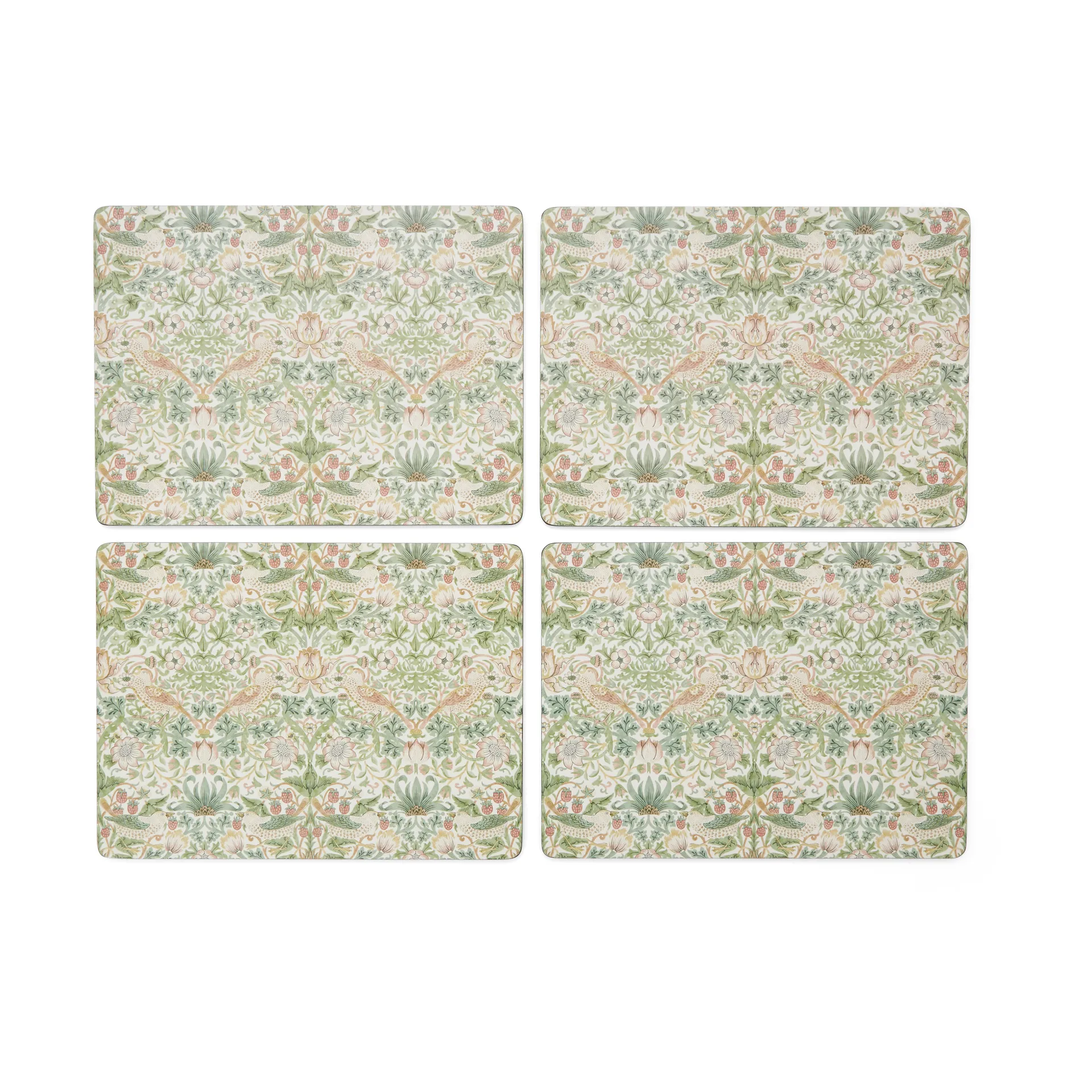 Strawberry Thief Tischset 30 x 40 cm 4er-Pack, Green Pimpernel