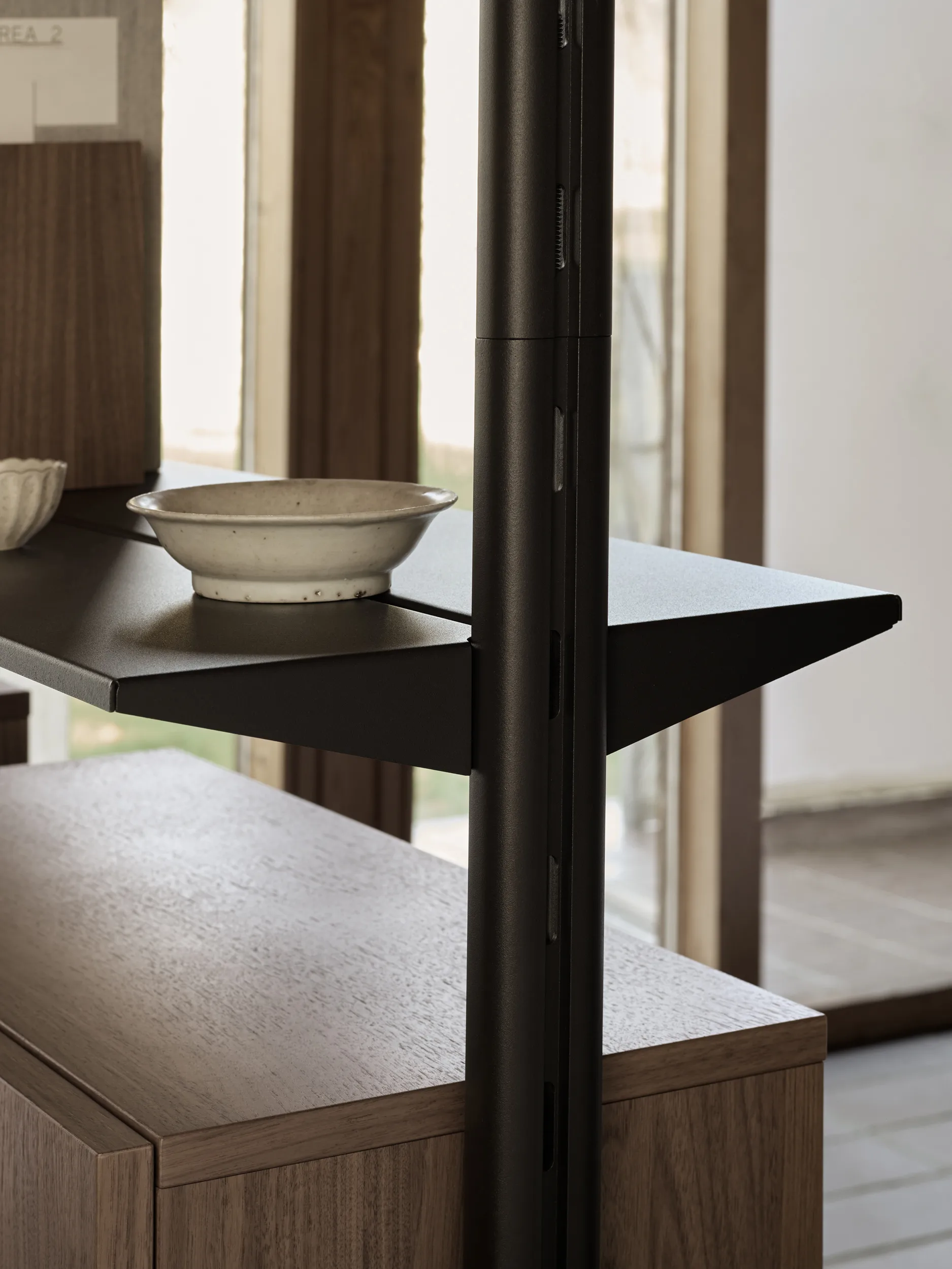 Pira G2 Regalsystem F C A Black/Walnut 248–255 cm,  Pira
