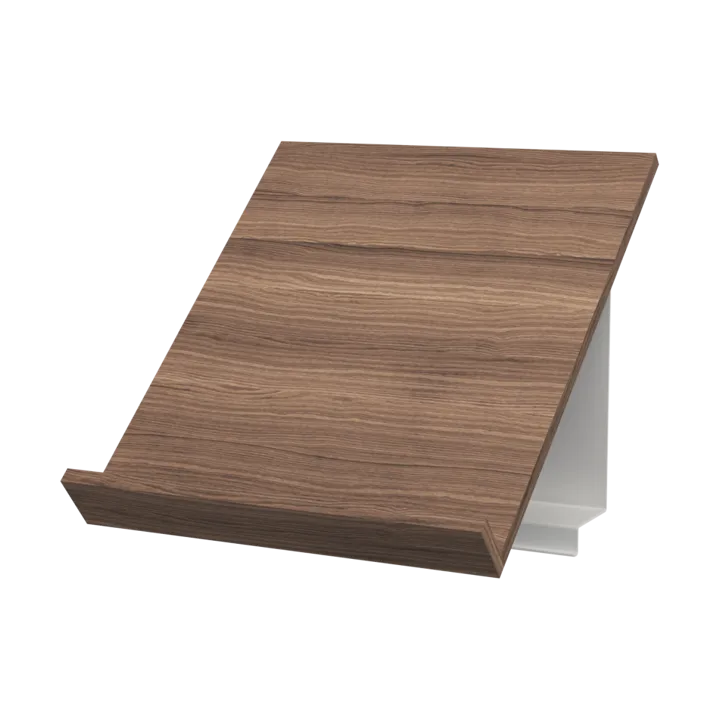 Pira G2 Zeitschriftenregal - Walnuß-weiß - Pira