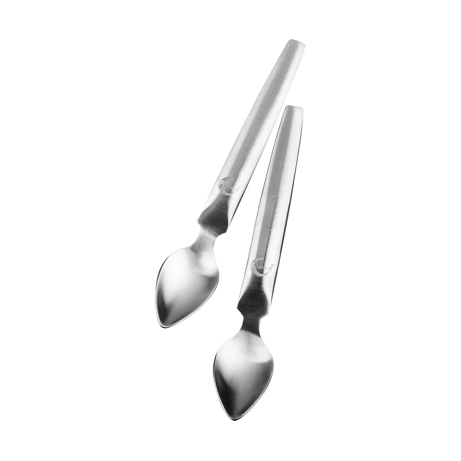 Plate-it Quenelle-Löffel 2er-Pack, Edelstahl Plate It