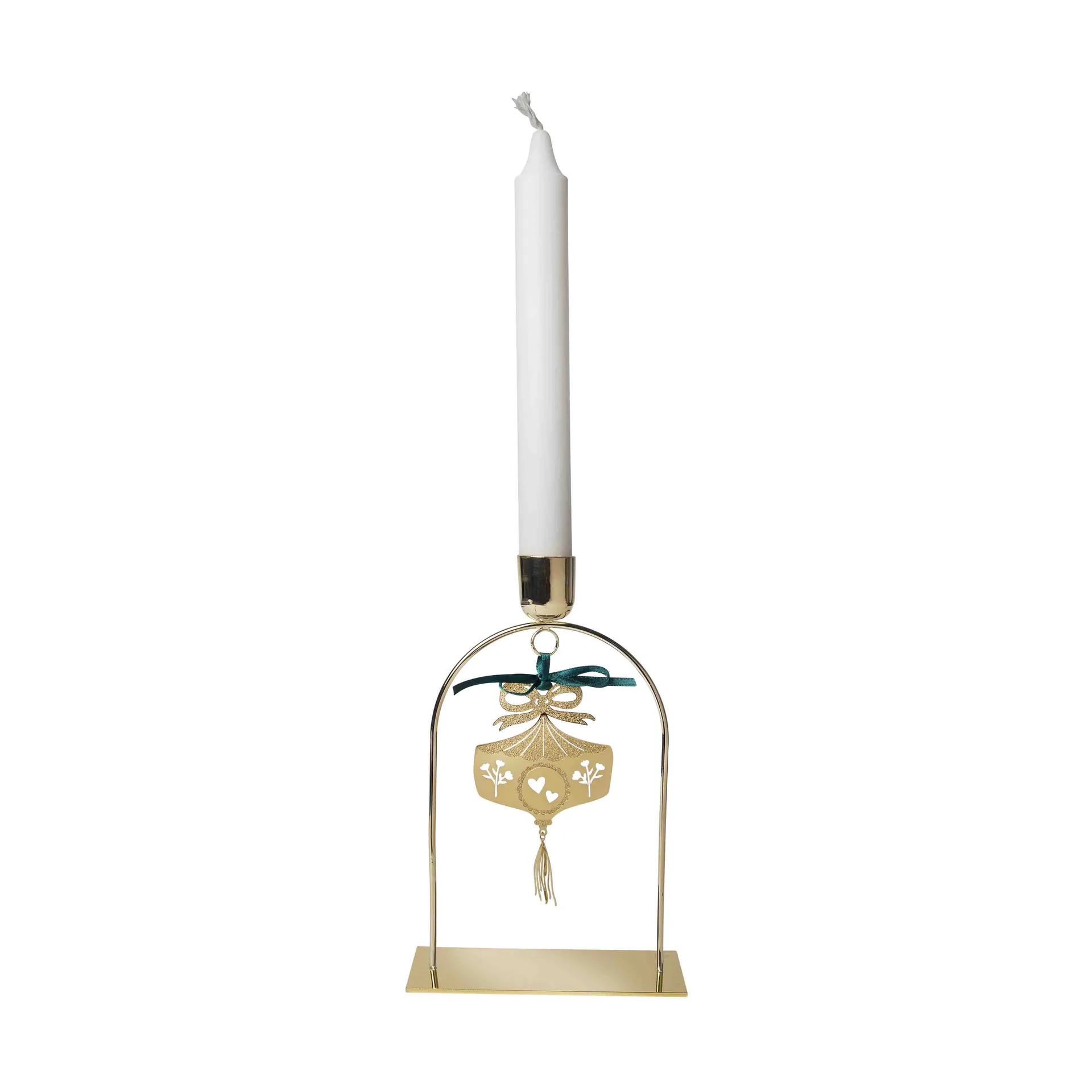 Arc deco Kerzenhalter, Gold Pluto Design