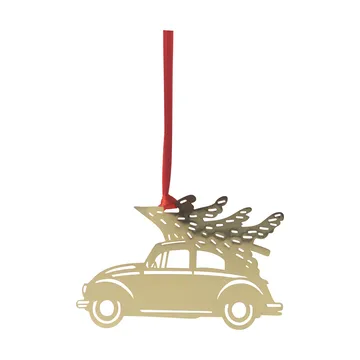 Christmas car Weihnachtsbaumanhänger - Gold - Pluto Design