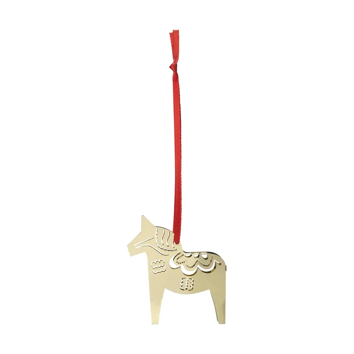 Christmas horse 3D Christbaumschmuck - Gold - Pluto Design
