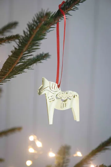 Christmas horse 3D Christbaumschmuck - Gold - Pluto Design