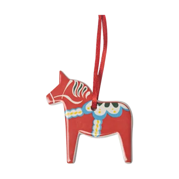 Dalahäst Dekorationsanhänger - Rot - Pluto Design