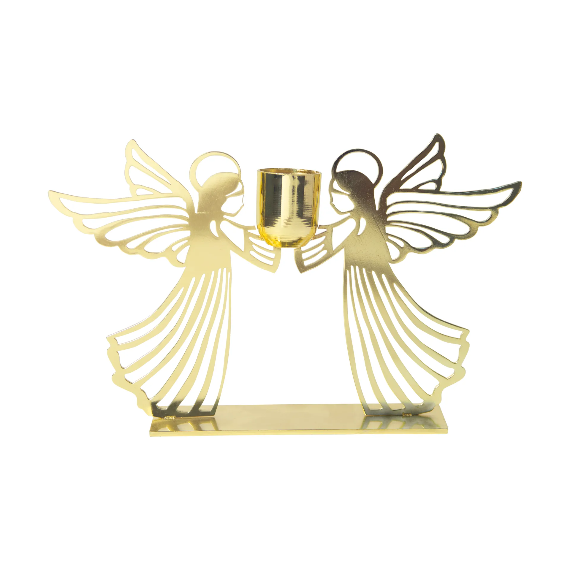 Flying angel Kerzenhalter, Gold Pluto Design