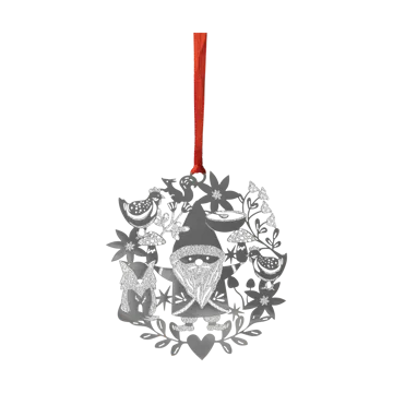 Fox & Santa Weihnachtsanhänger - Silver - Pluto Design