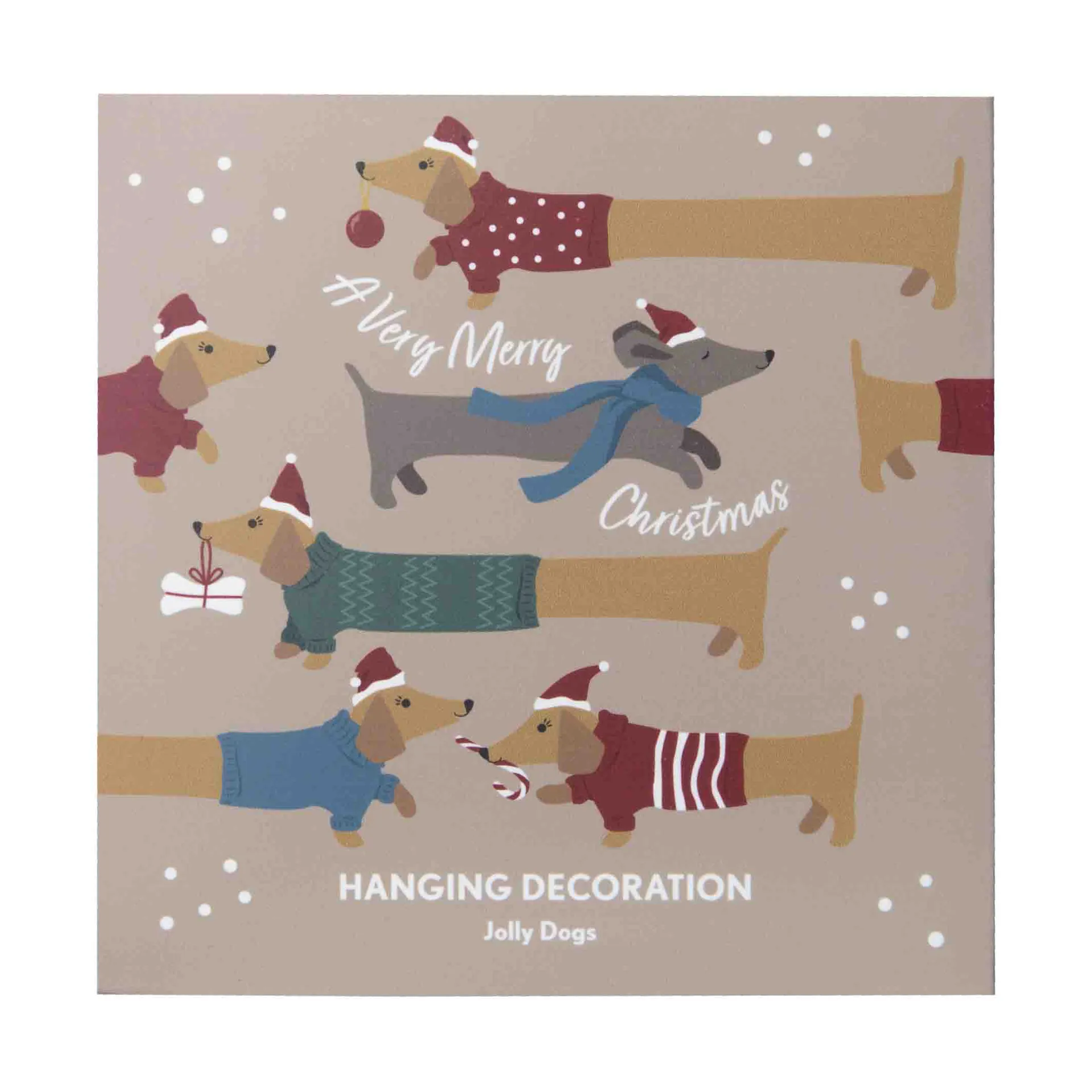 Jolly dog Dekorationsanhänger, Gold Pluto Design