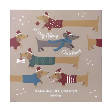 Jolly dog Dekorationsanhänger - Gold - Pluto Design