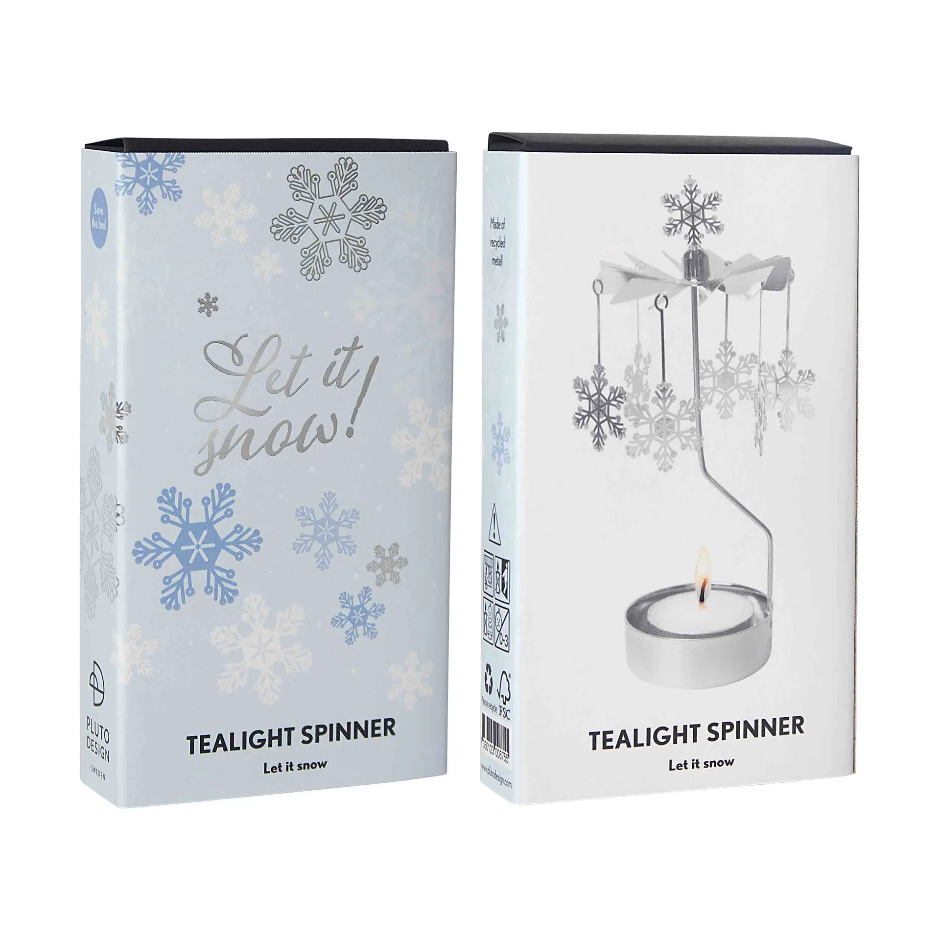 Let it snow Engelsspiel, Silber Pluto Design