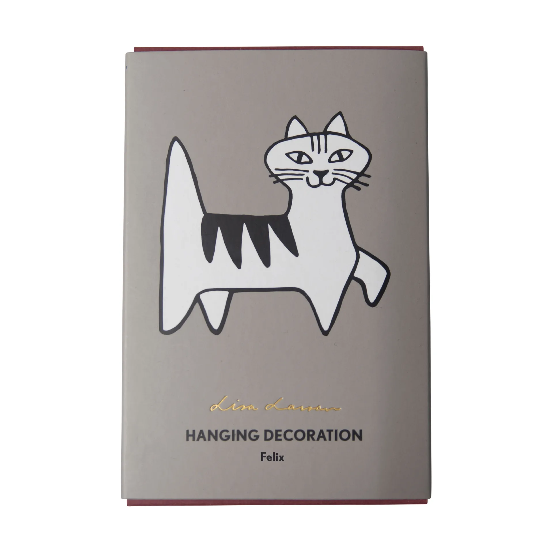 Lisa Larson Felix Dekorationsanhänger, Gold Pluto Design