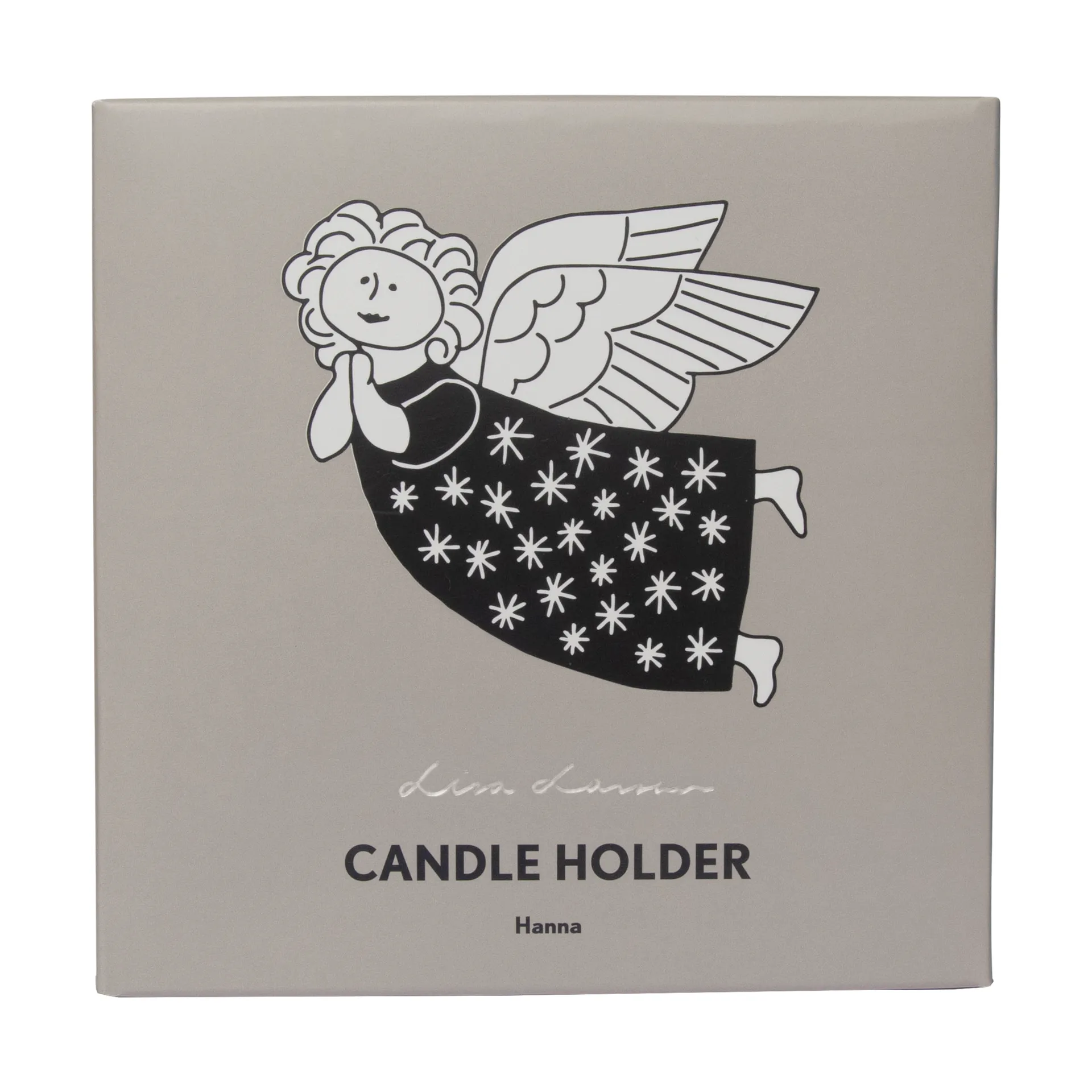 Lisa Larson Hanna Kerzenständer, Silver Pluto Design