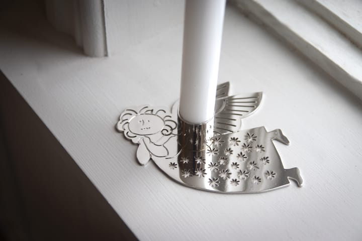 Lisa Larson Hanna Kerzenständer, Silver Pluto Design