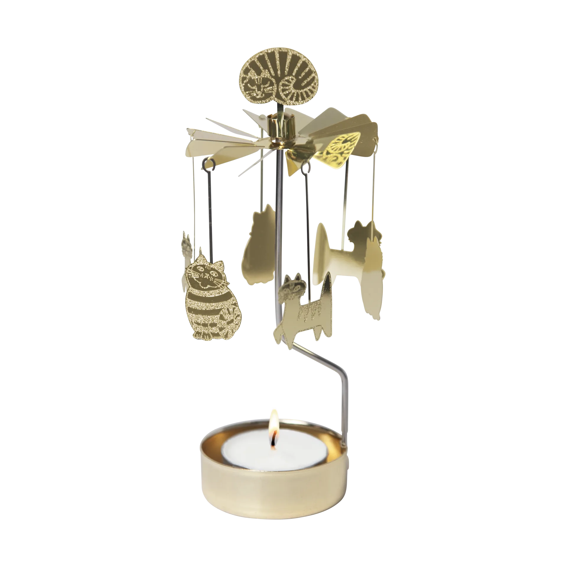Lisa Larson Katzen Engelspiel, Gold Pluto Design