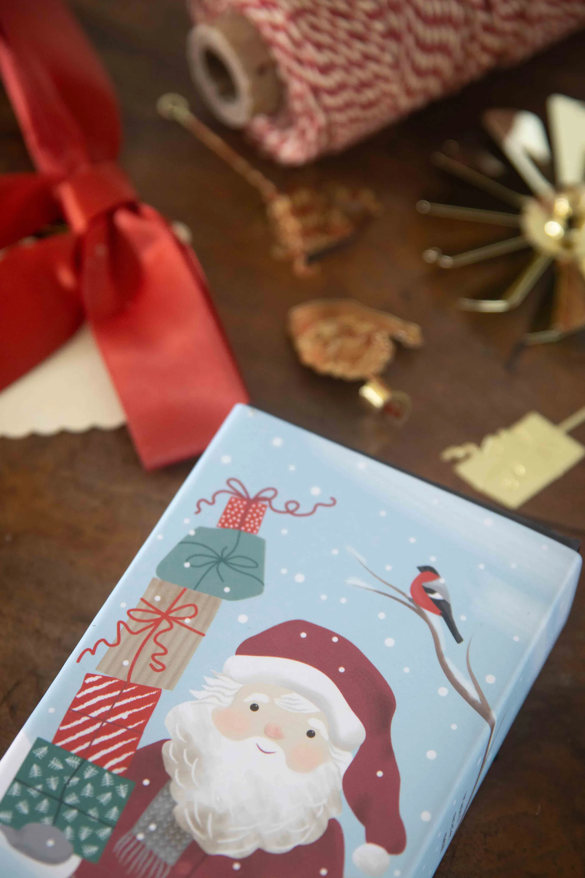 Merry christmas Engelsspiel, Gold Pluto Design