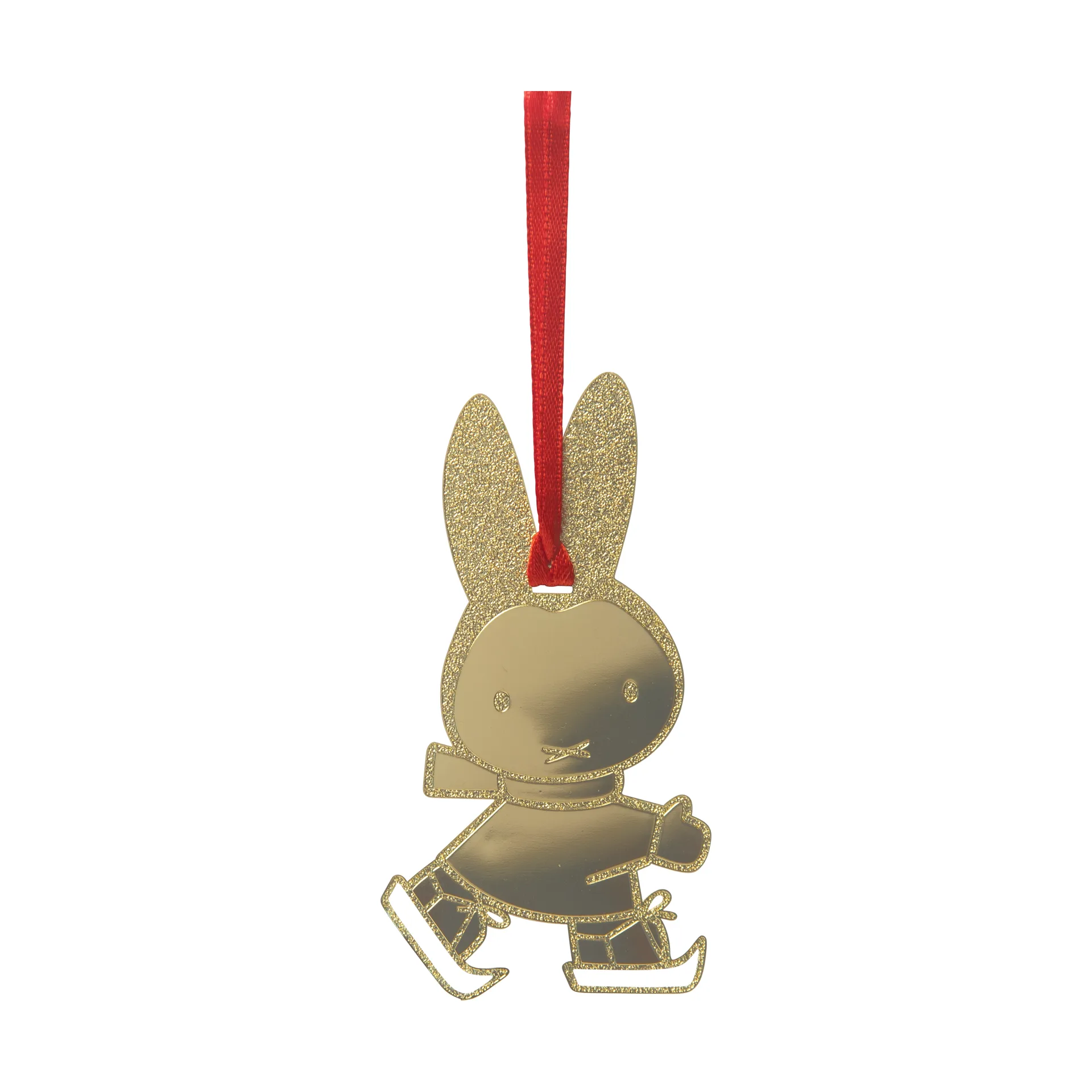 Miffy skating Dekorationsanhänger, Gold Pluto Design