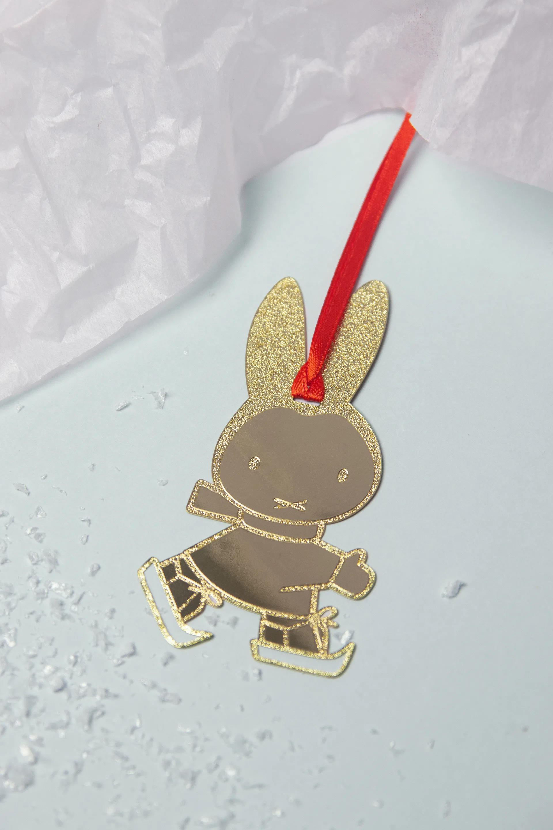 Miffy skating Dekorationsanhänger, Gold Pluto Design