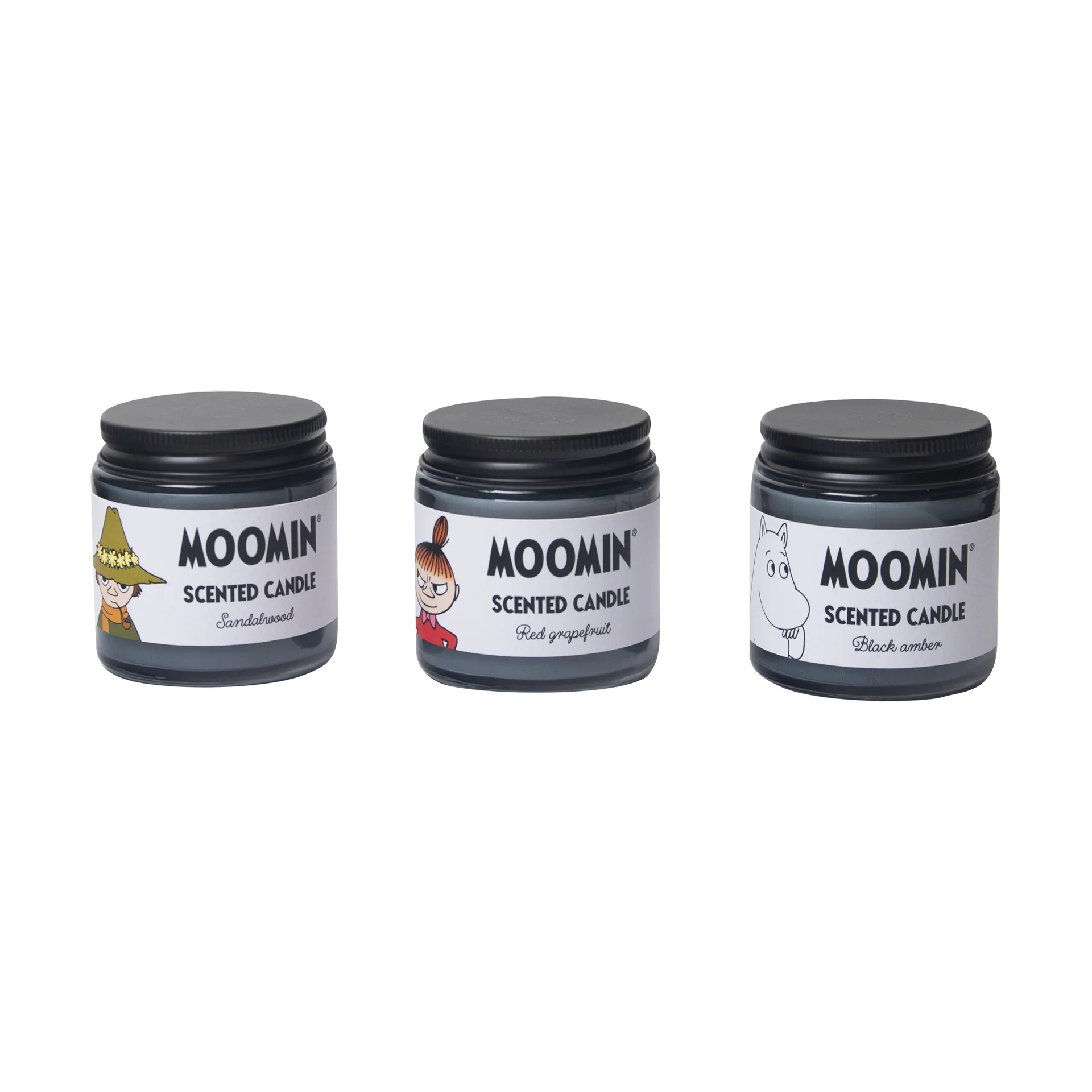 Mumin Duftkerze 3er Pack, Together Pluto Design