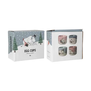 Mumin Eierbecher 4-teilig - Mumin Winter - Pluto Design