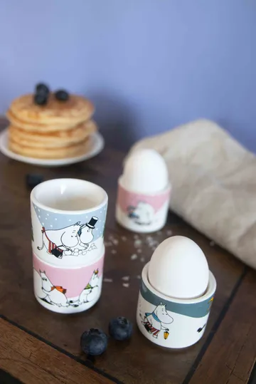 Mumin Eierbecher 4-teilig - Mumin Winter - Pluto Design