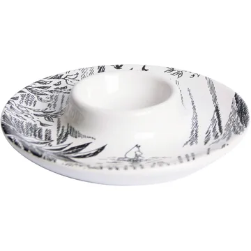 Mumin Eierbecher  - Schwarz-weiß - Pluto Design