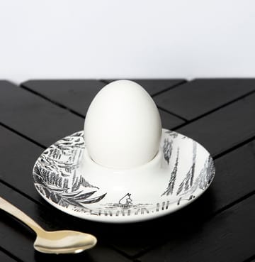 Mumin Eierbecher  - Schwarz-weiß - Pluto Design
