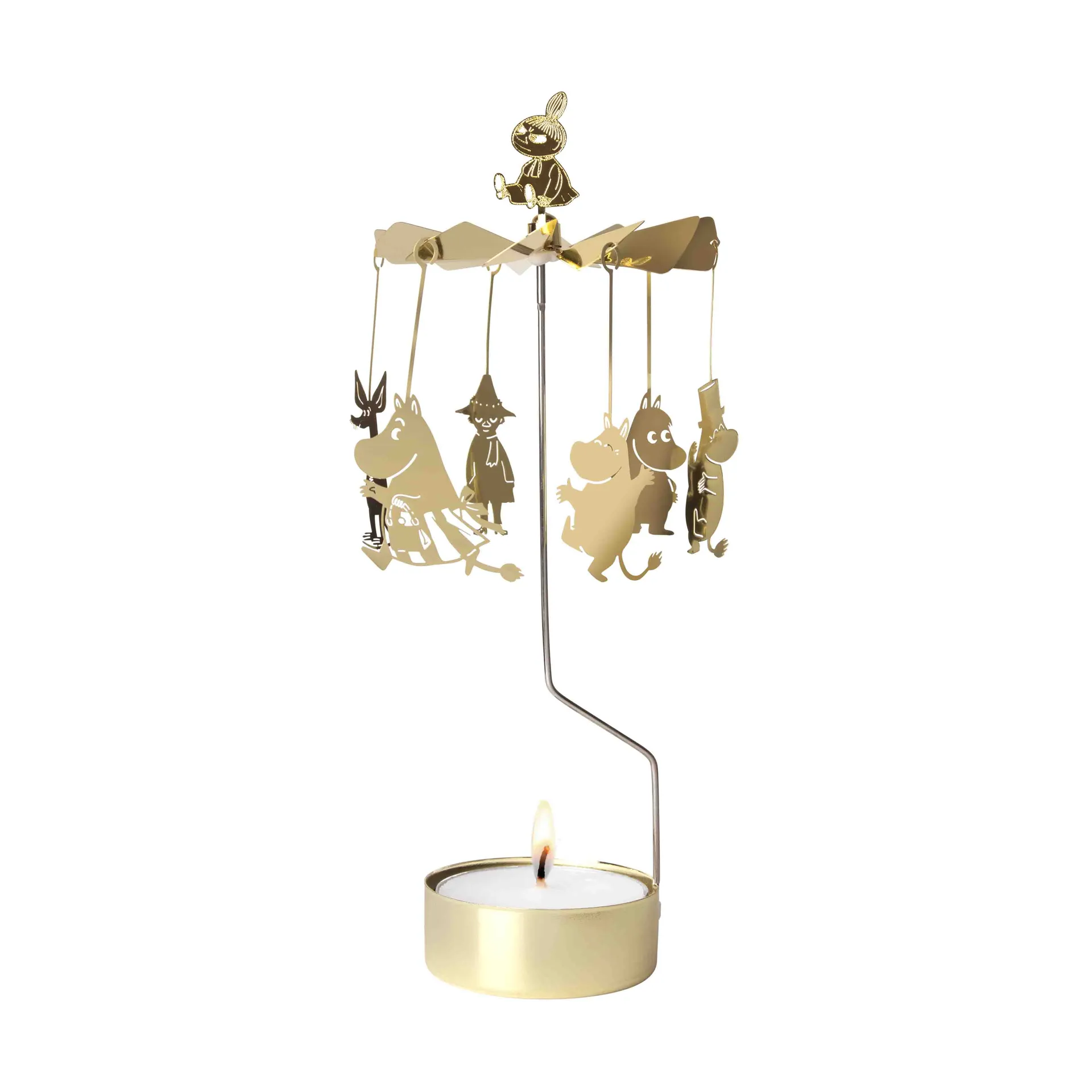 Mumin Familie Engelsspiel XL, Gold Pluto Design