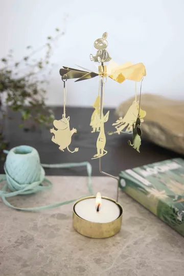 Mumin Familie Engelsspiel XL - Gold - Pluto Design