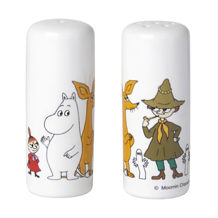 Mumin friends Salz & Pfefferstreuer - Weiß-multi - Pluto Design