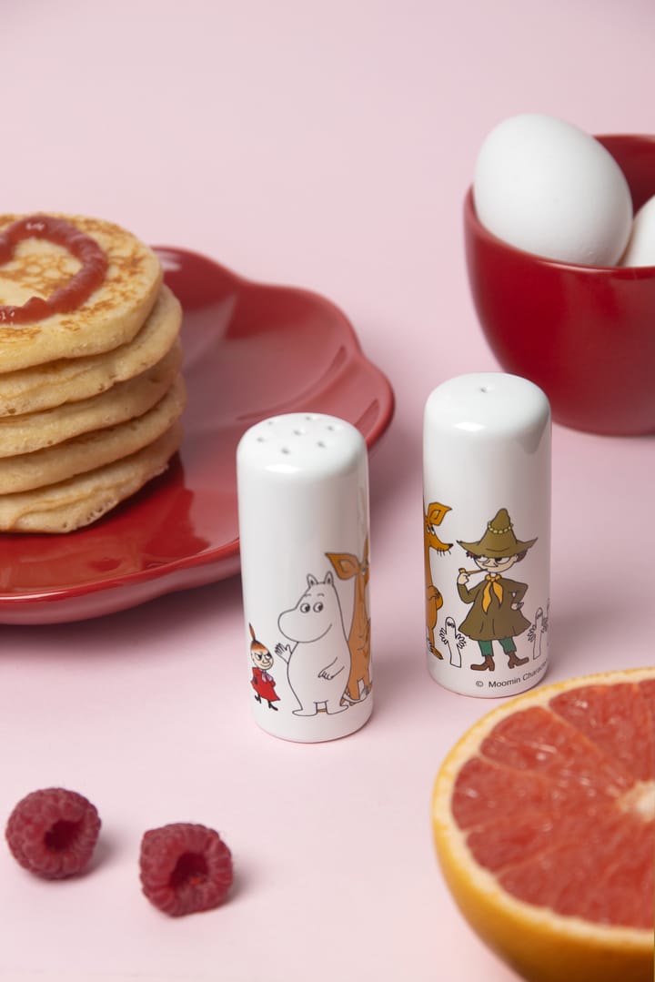 Mumin friends Salz & Pfefferstreuer, Weiß-multi Pluto Design